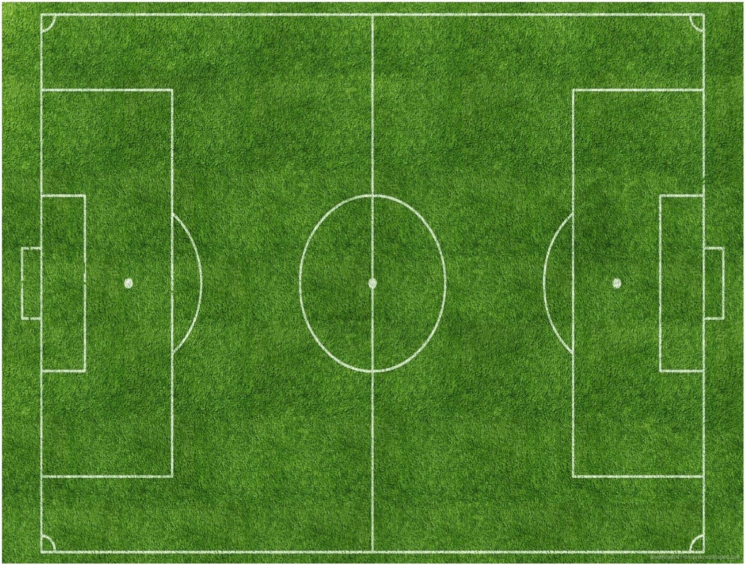 Soccer Field Edible Cake Topper- 1/4 Sheet