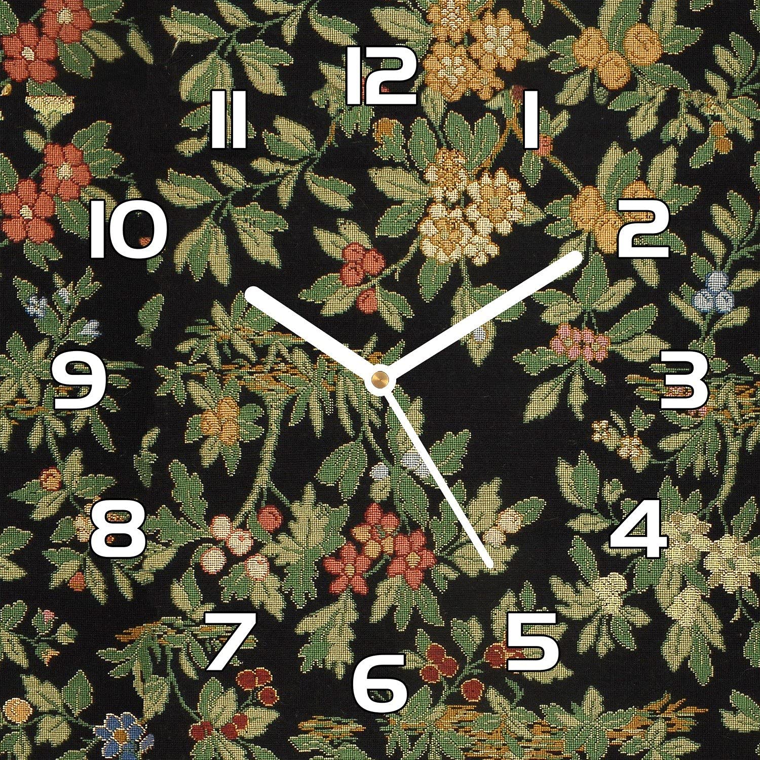 Horloge en verre moderne 30x30 cm pour embellir les murs de la cuisine