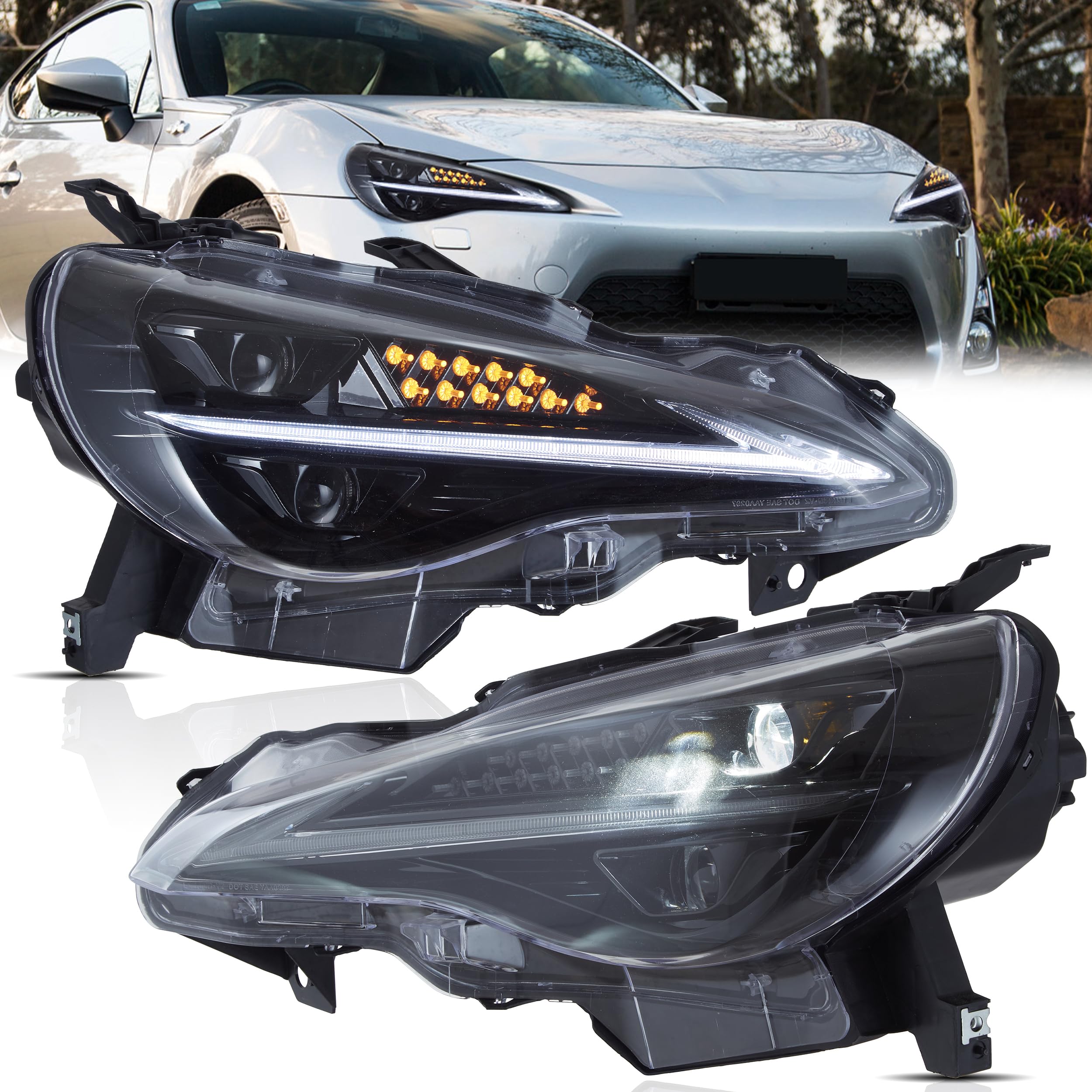 Amazon.com: VLAND Headlight Assembly Fit for 2012-2021