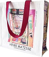 Vista 10 de Bolsa de lona para mujer con cremallera, bolsa de lona duradera y portátil reutilizable, bolsa de mano estética