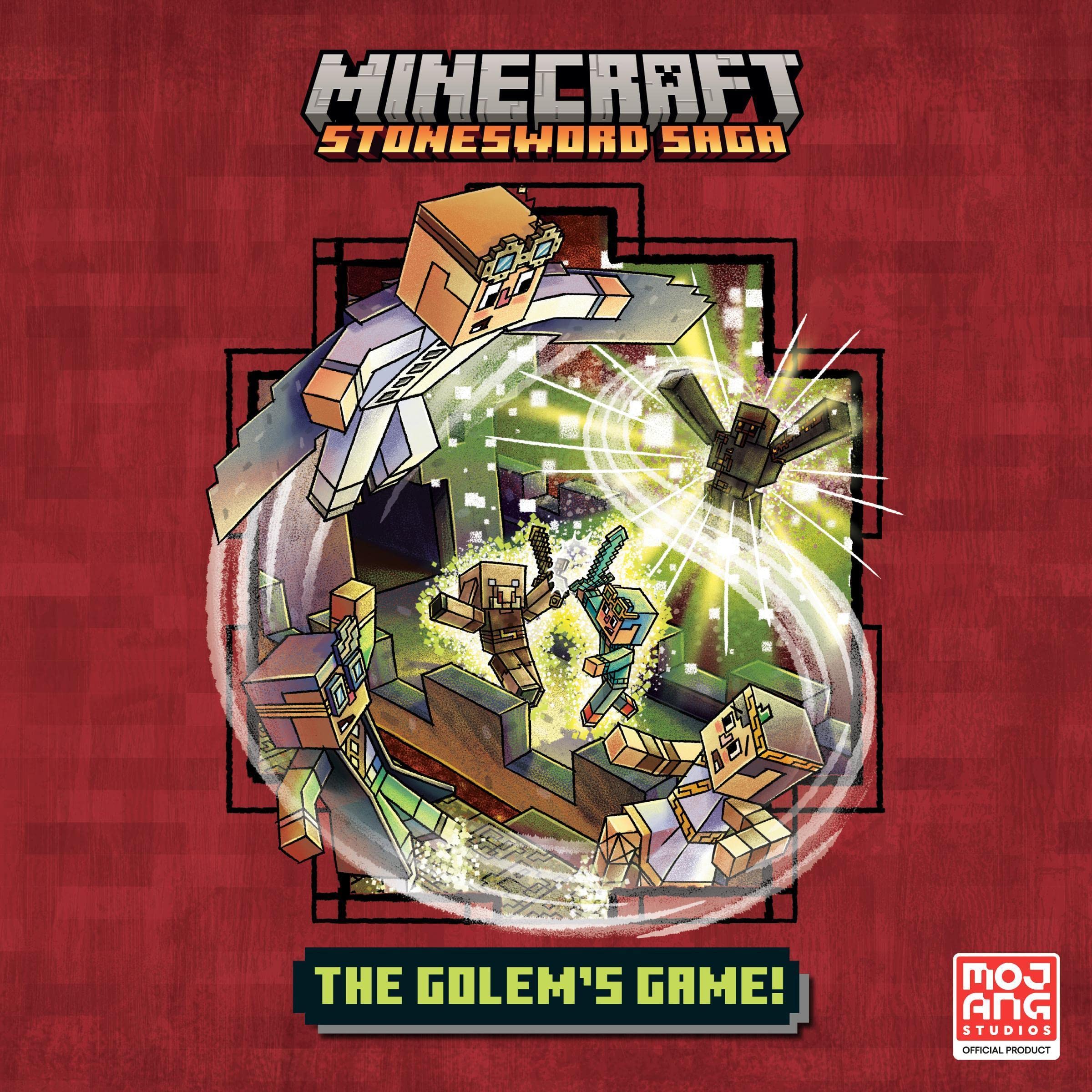 Cover art for The Golem's Game! (Minecraft Stonesword Saga #5)