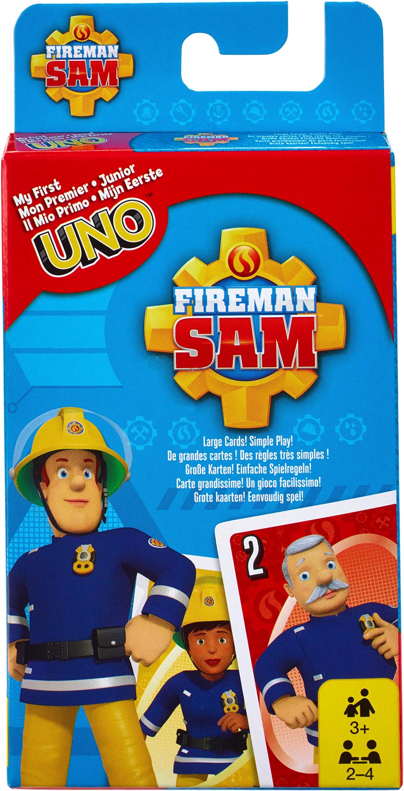 Uno Junior - Fireman Sam Playing Card Game