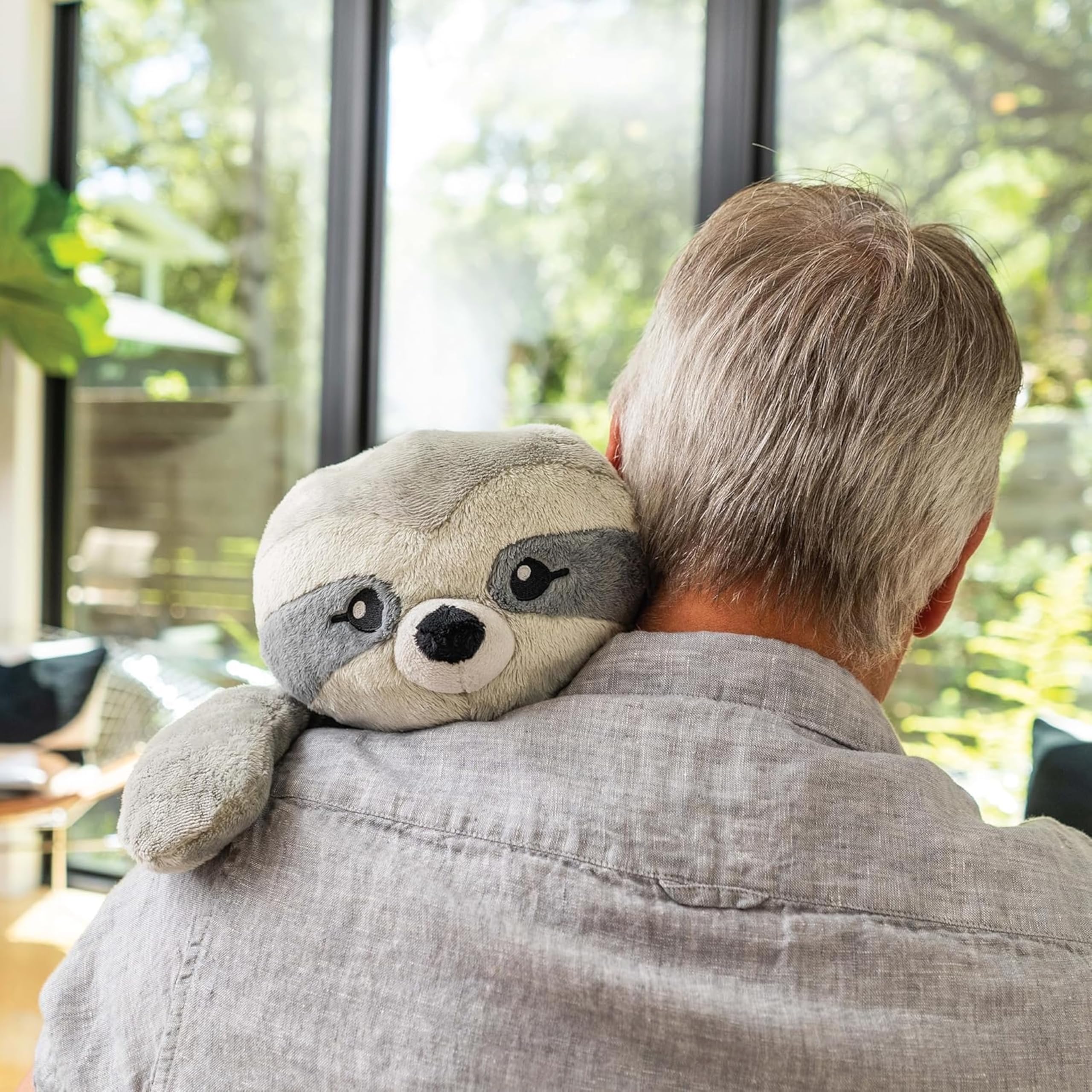 HUGIMALS Weighted Sensory Plush - 2kg Calming Stuffed Animal For Kids & Adults - Removable Weight, Washable, Deep Pressure Stimulation - Image 2