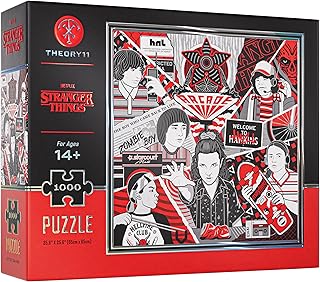 Comprar theory11 Stranger Things - Rompecabezas de 1000 piezas, producto oficial de Stranger Things y coleccionables, ajuste preciso y calidad premium, rompecabezas intermedio