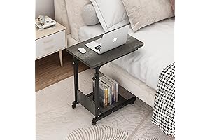 C Shaped Adjustable Bedside Laptop Table For Ultimate Convenience