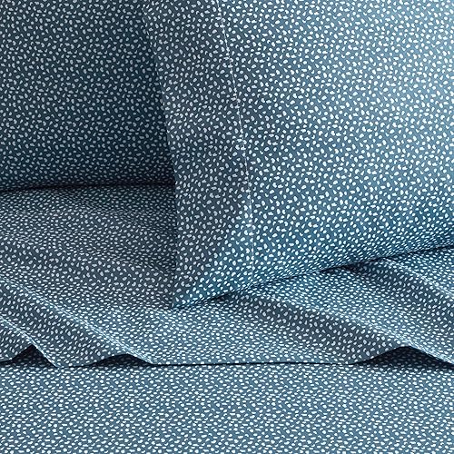 Miniatura 2 de Chic Home Raven - Juego de sábanas de 4 piezas de color sólido con diseño de estampado de animales de puntos blancos, incluye 1 encimera, 1 sábana