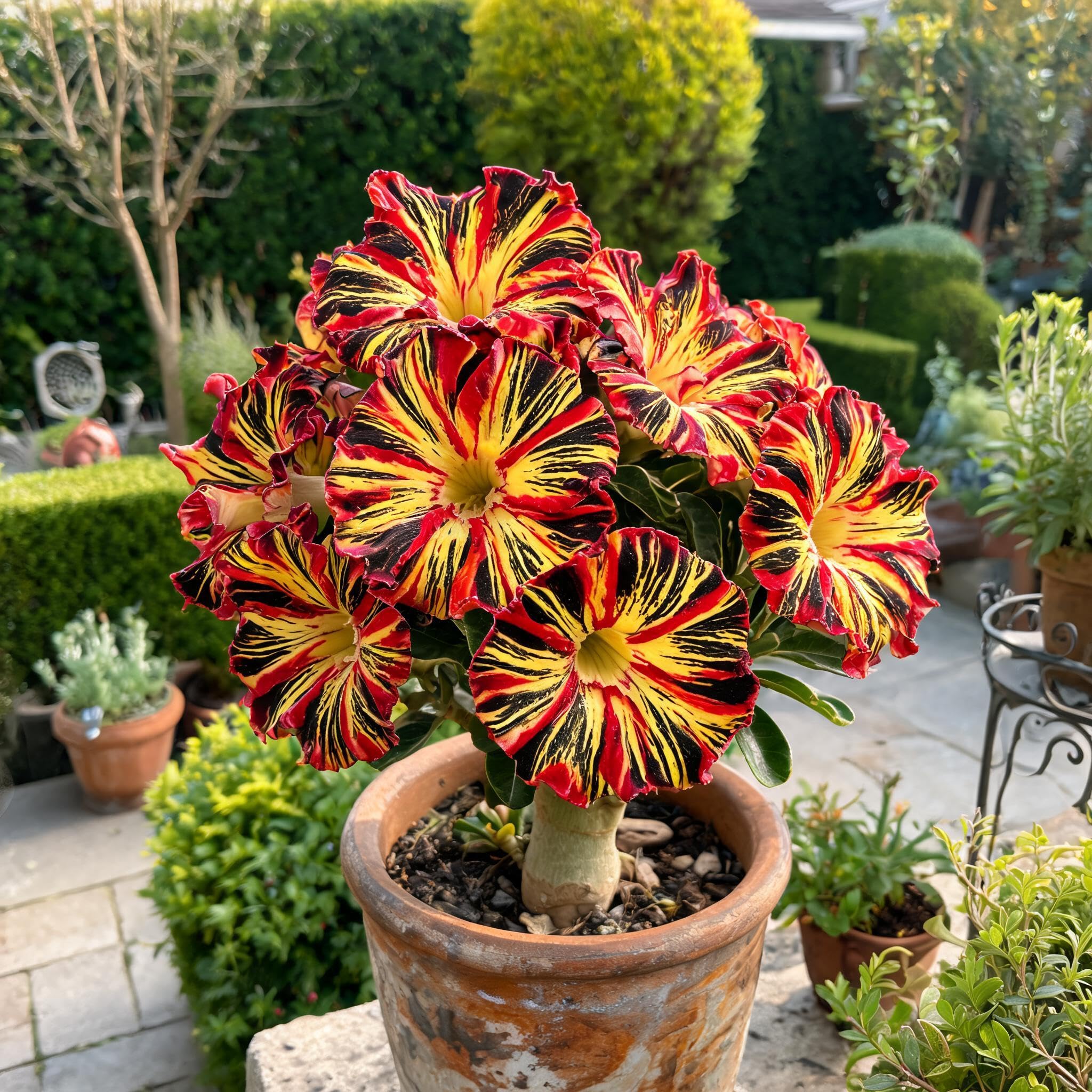 Hybrid Double Desert Rose Seeds- Vibrant Floral Display Garden-10pcs-G
