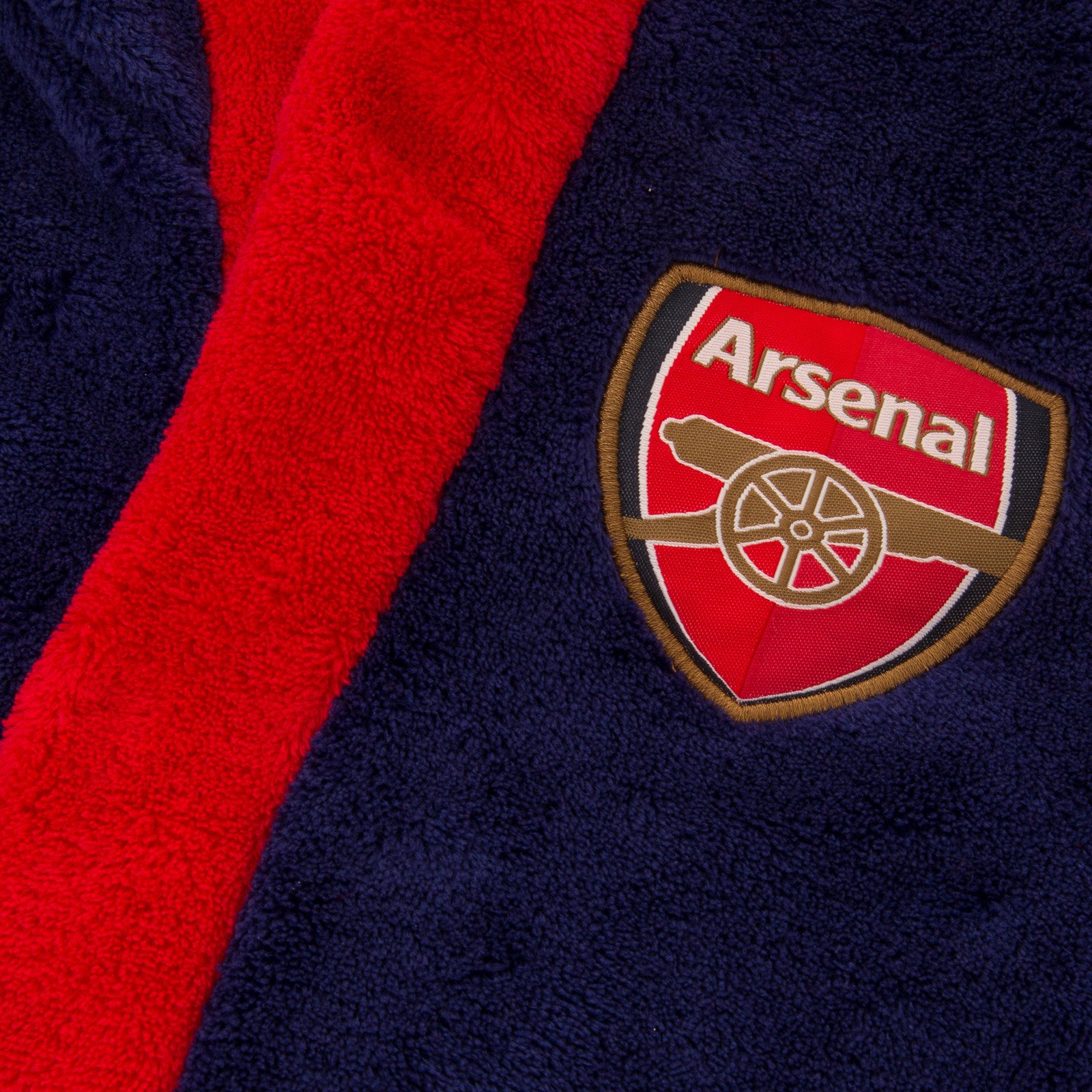 Arsenal F.C. - Szlafrok chłopięcy z kapturem - polarowy - oficjalne gadżety i akcesoria piłkarskie