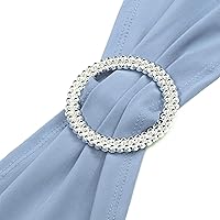 Vista 157 de MDS - Paquete de 50 bandas elásticas de elastano para silla, lazos elásticos para sillas con hebilla deslizante, ajuste universal para bodas, Acción