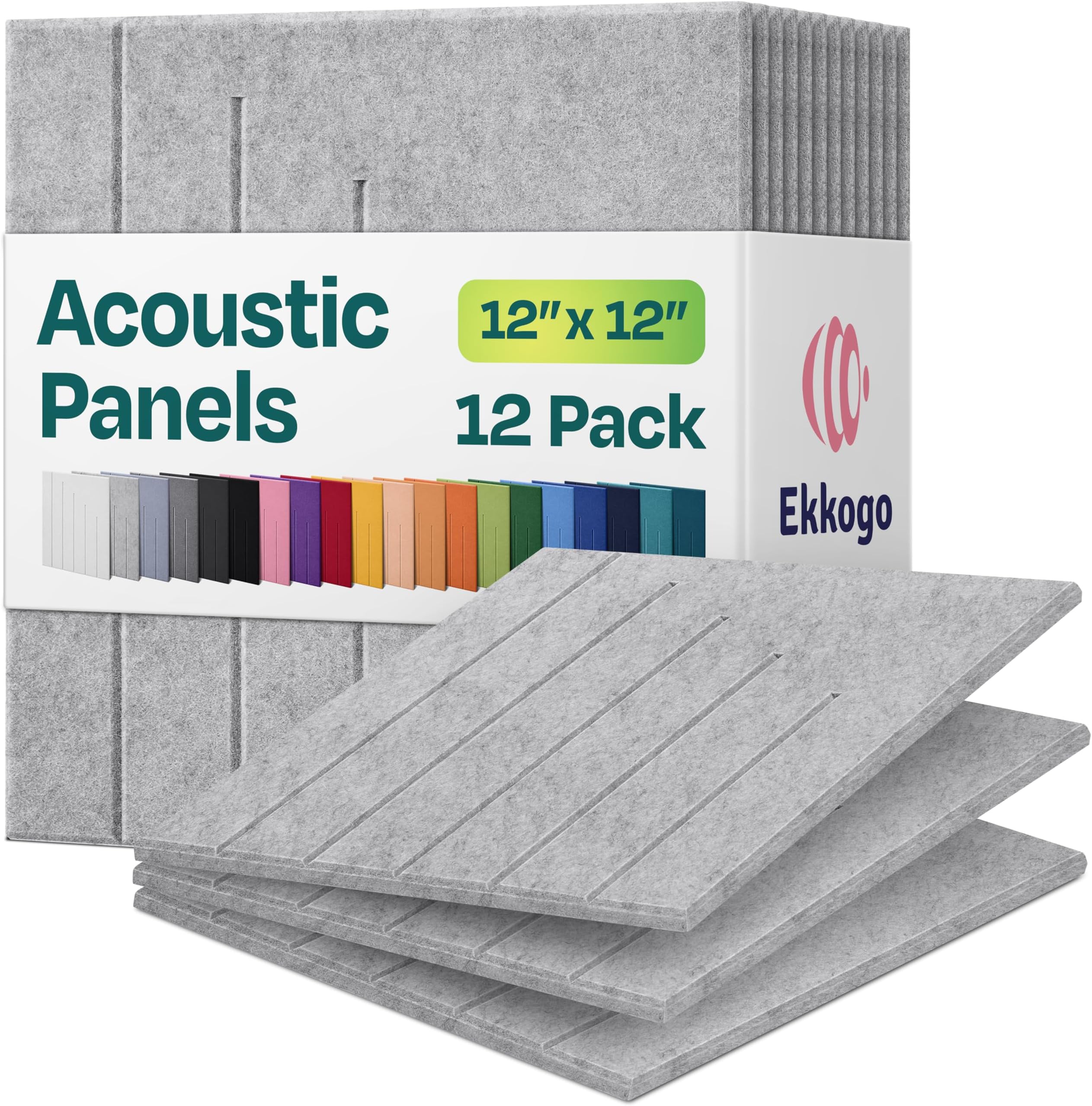 carve 3 Square Poly-fiber Beveled (12 Pack) 30cm Smoky White