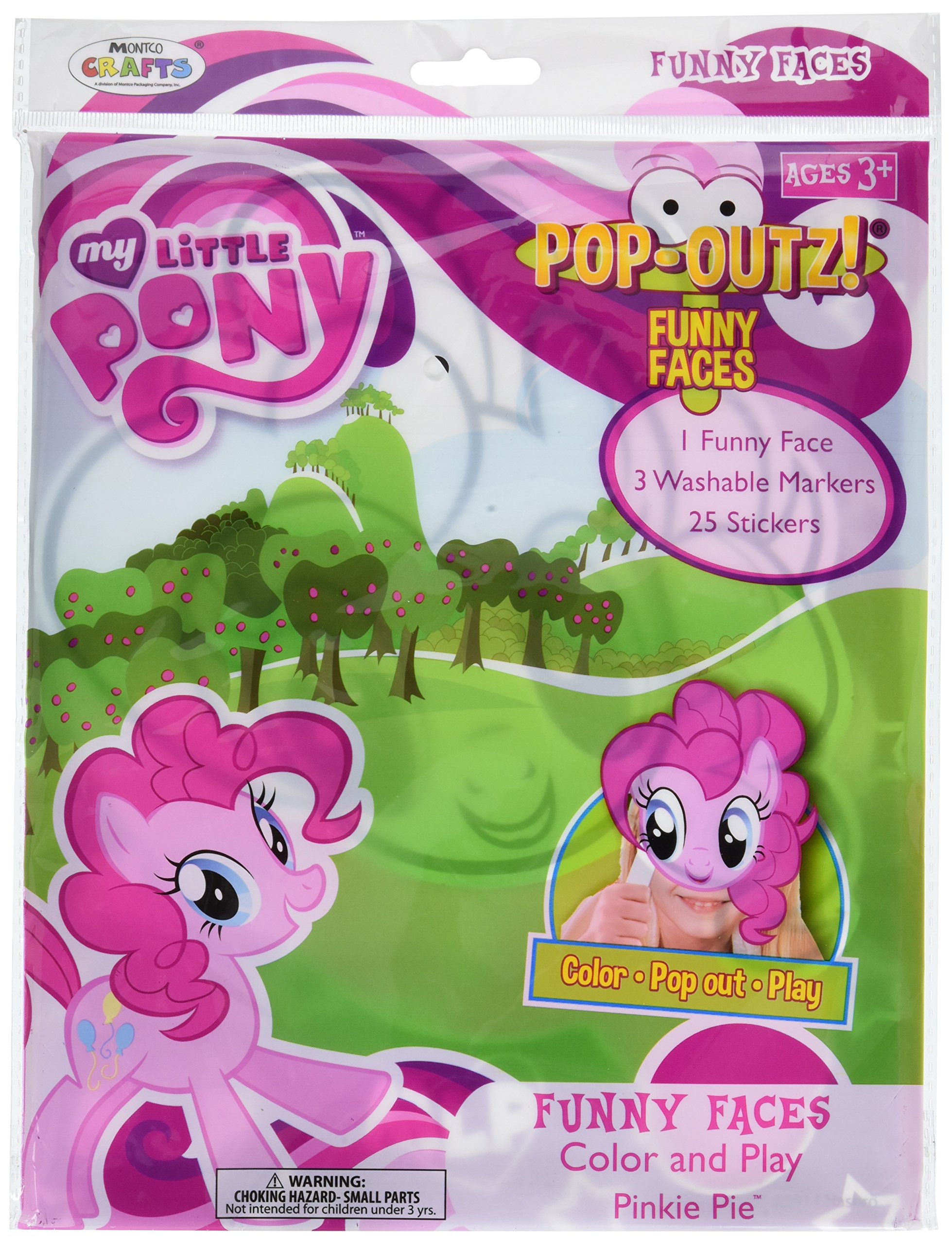 My Little Pony Pop-Outz! Funny Faces : Amazon.ae: Arts & Crafts