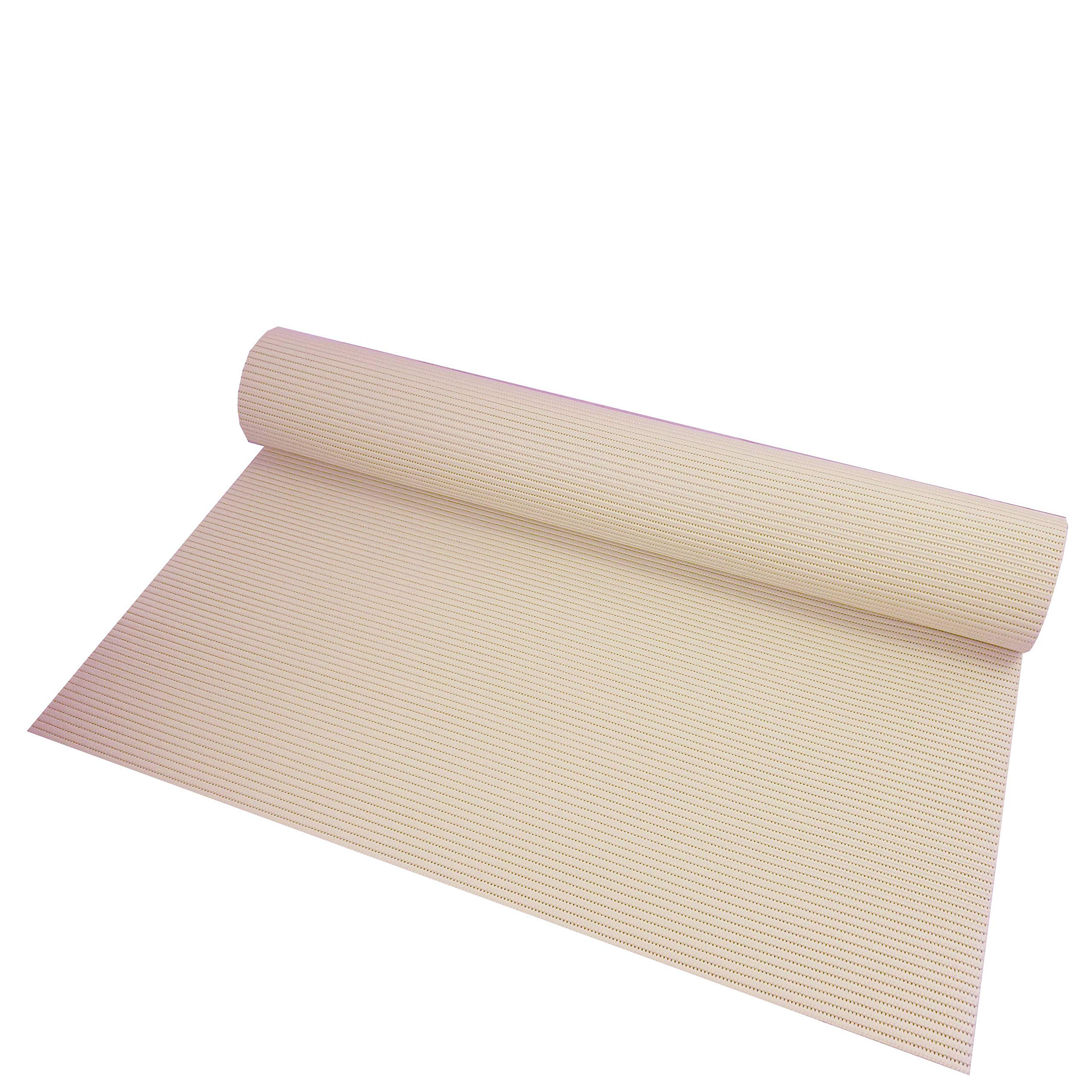 Aqua Mat Bodenbelag Badvorleger Duschmatte 130 x 120 cm Beige abwaschbar Bodenmatte Badematte