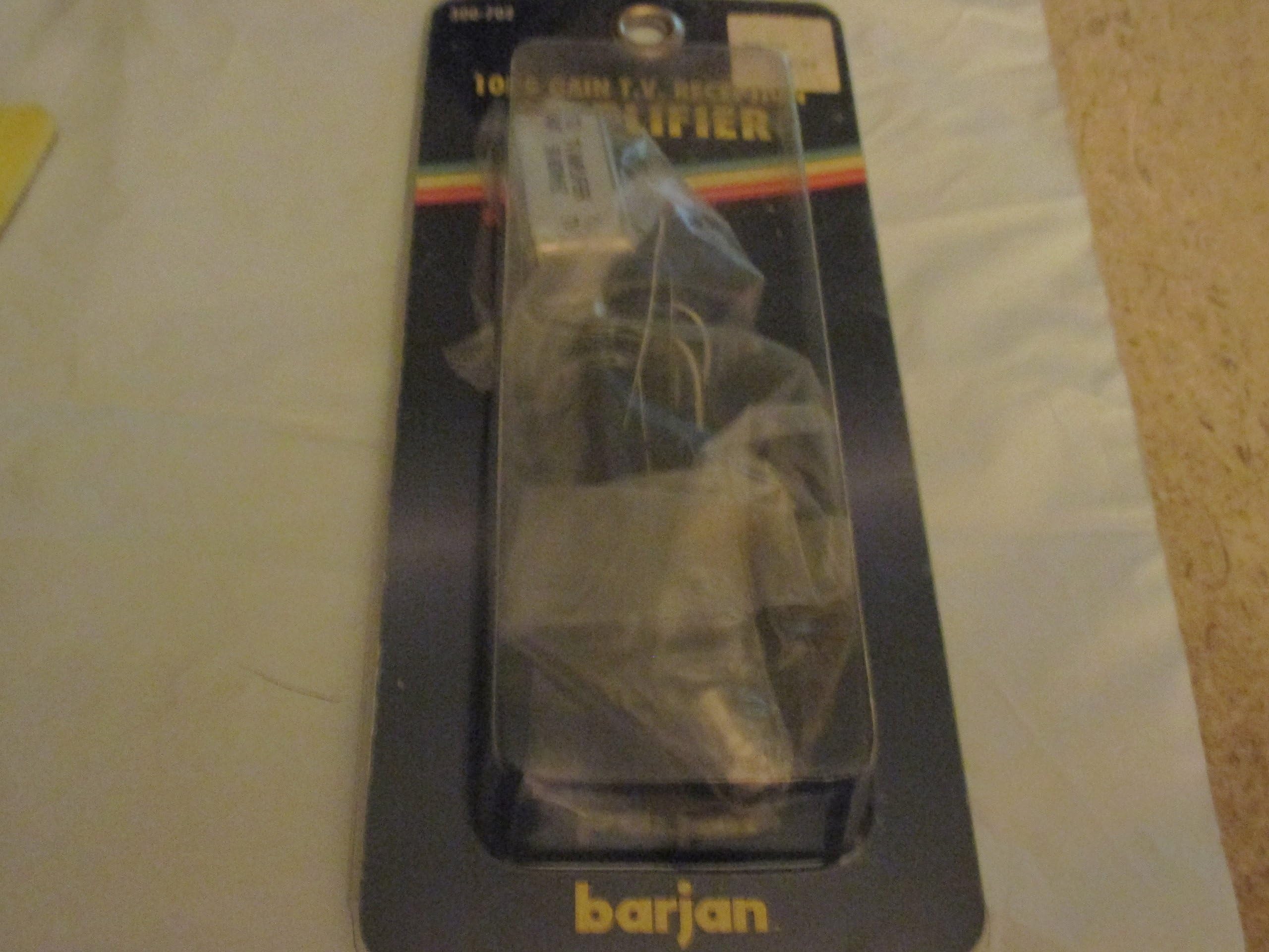 Barjan #300-702 12 Volt 10 Db Gain T.v. Reception Amplifier