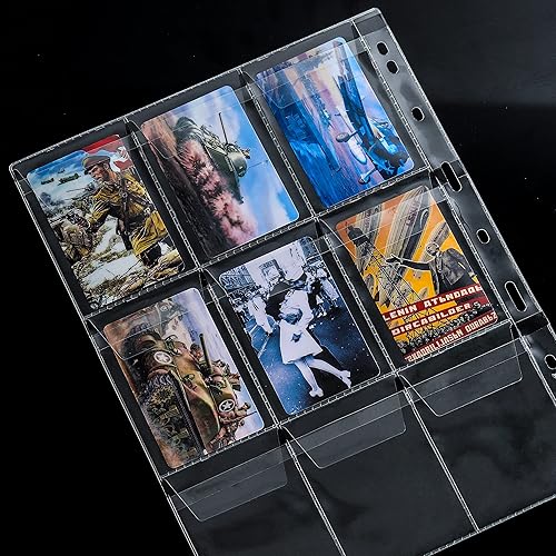 Miniatura 5 de Uncle Paul Páginas de recogida de monedas 5 hojas 9 bolsillos estándar 9 hoyos bolsillo monedas insertos recolectar mangas para monedas CS03509