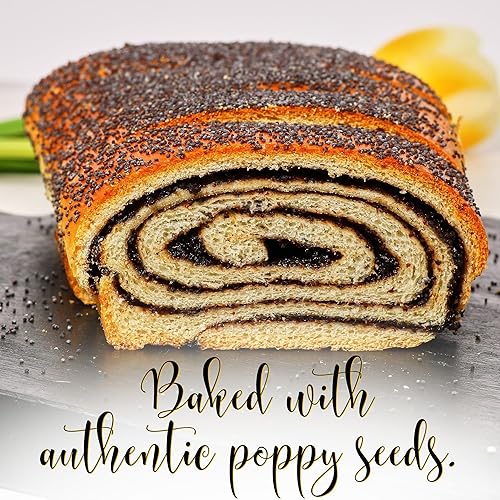 Miniatura 6 de Pastel de semillas de amapola  Comida tradicional húngara  Deliciosa y deliciosa  Pastel de levadura con relleno de semillas de amapola  16 onzas