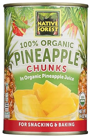 Native Forest Pineapple Chunks, Organic, 14 Oz