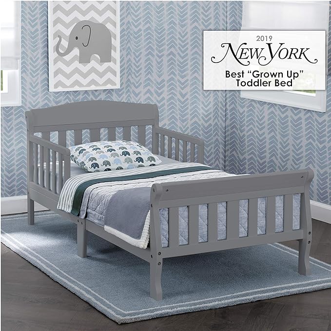 Cama Toddler Delta Children Canton Gris Certificada Greenguard miniatura 3