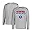 Ultra Game NBA Official Mens Super Soft Supreme Long Sleeve T-Shirt - Unisex, Philadelphia 76ers, Heather Gray, XX-Large