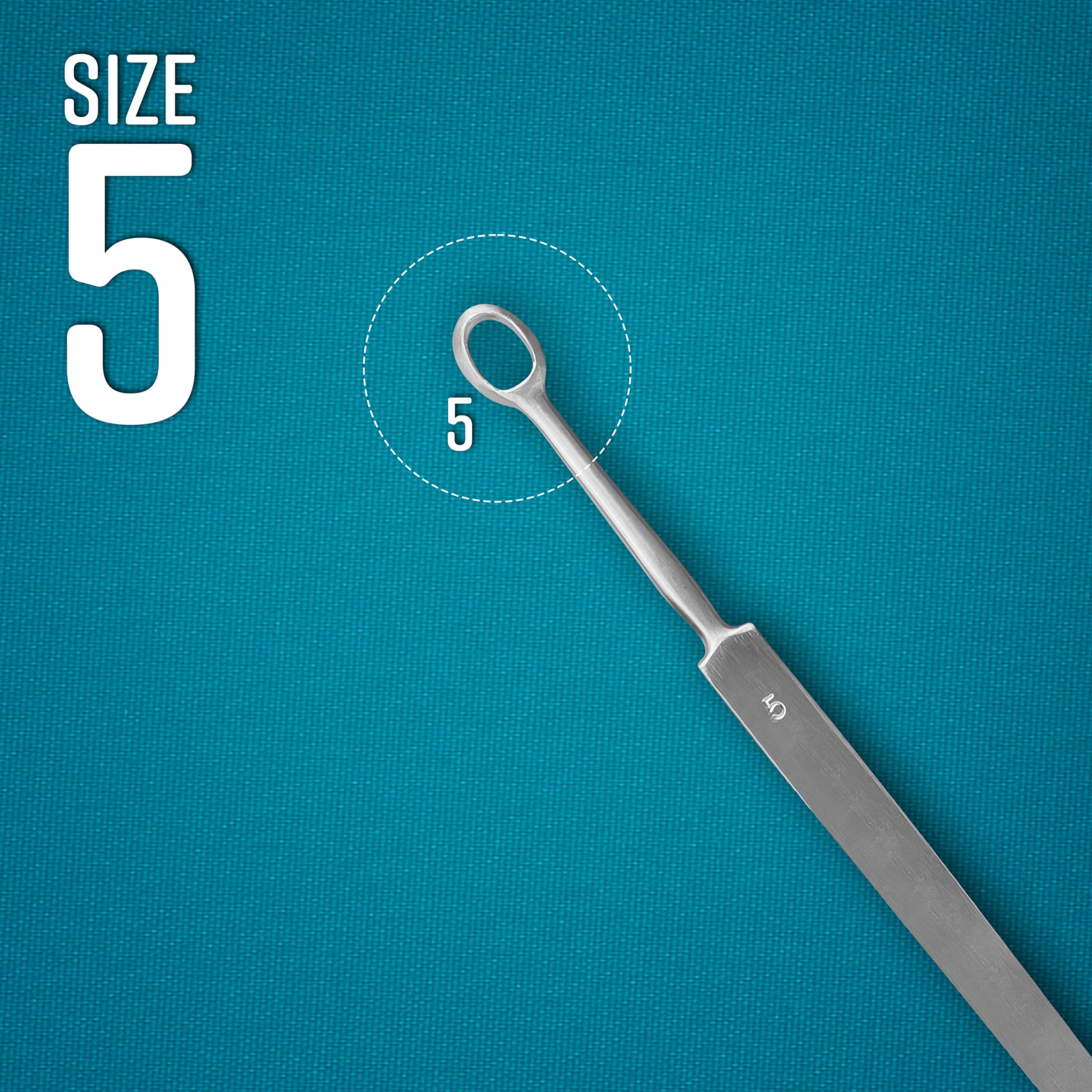 SURGICAL ONLINE 6 Pcs Set Fox Dermal Curettes Surgical ENT Medical Instruments 1, 2, 3, 4, 5, 6 mm — Amazon image 7