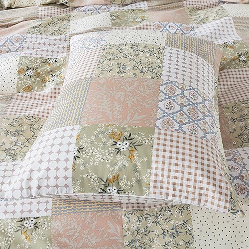 Miniatura 128 de HoneiLife - Juego de funda de edredón floral 100% algodón, 3 piezas, botánica, ropa de cama con cierre de cremallera y lazos en las esquinas