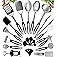 Kitchen Utensils Set Cooking Set Non-Stick Heat Resistant Kitchen Utensil Set Spatula Cooking Spoon Set Kitchen Gadgets 41-Piece Stainless Steel Set