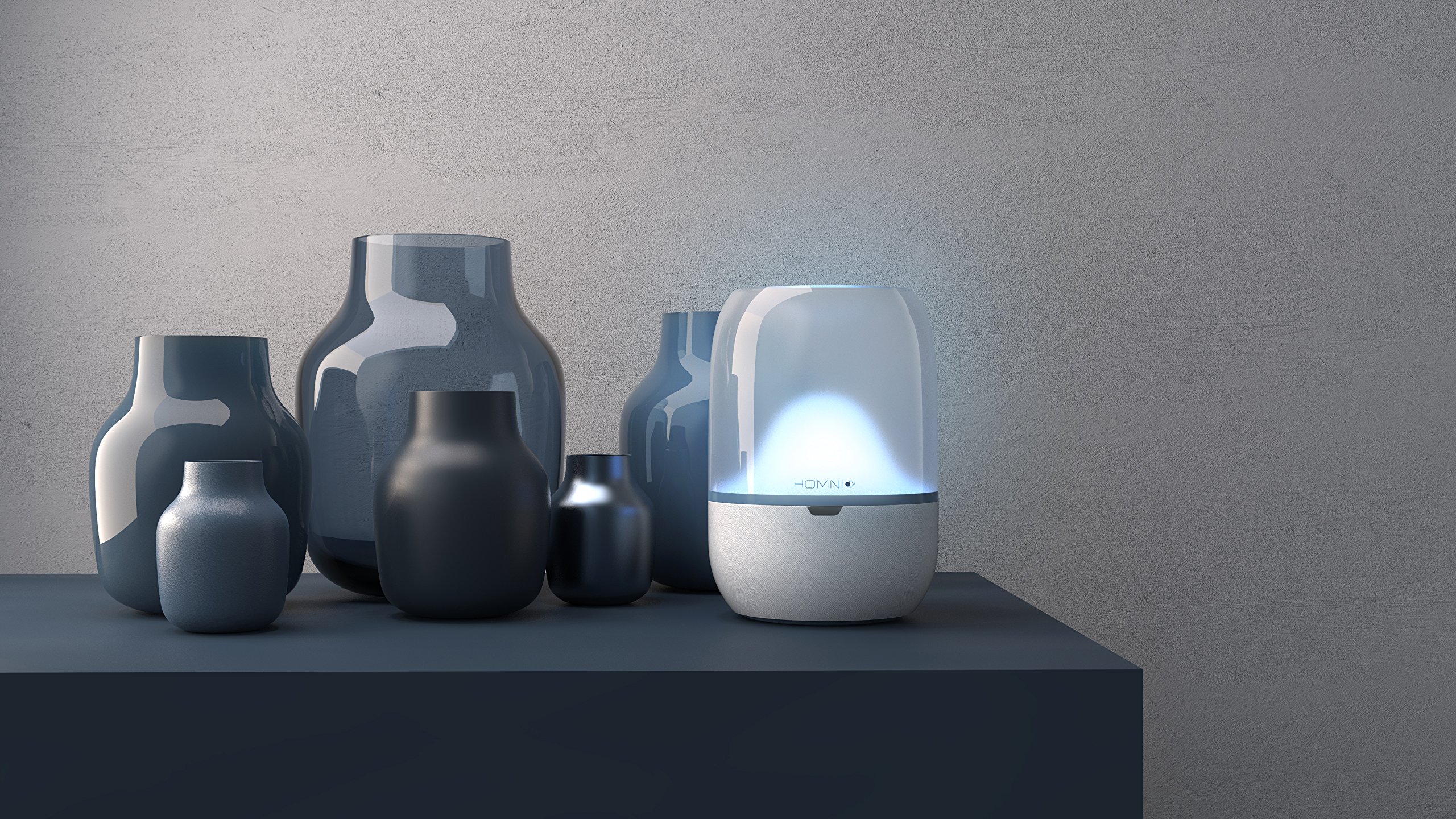 Terraillon Homni & capteur de sommeil Dot, Eveil Lumière/Simulateur d’aube/Aide au sommeil/Relaxation/Exercice de respiration – Pour vous endormir plus vite et vous réveiller naturellement