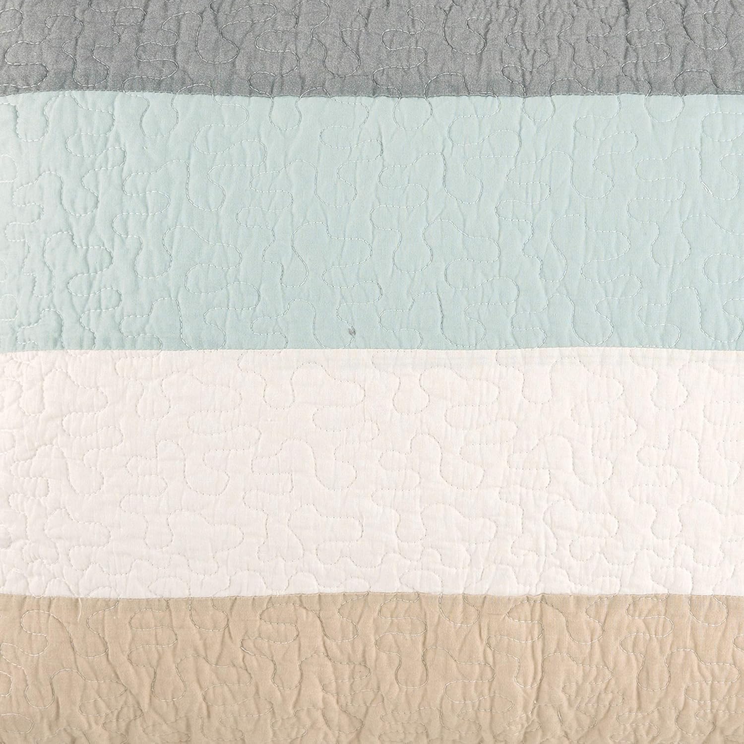 C&F Home Driftwood Shores Full/Queen Bed 3 Piece Quilt Set Summer Beach Bedding Ocean Themed Coastal Reversible Machine Washable Lightweight Pieced And Embroidered Bedspread Coverlet Bedding Comforter - Image 6