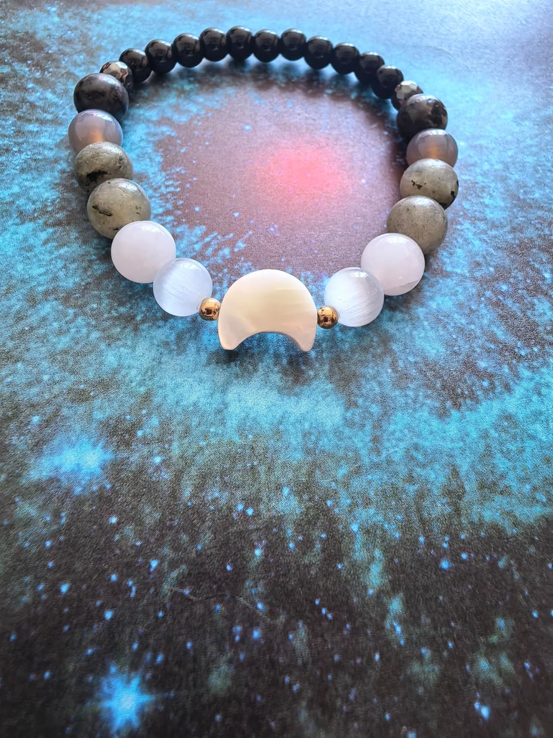 MQV Moon Phase Ultimate Women Protection Lunar Energy Bracelet Cleanse Healing Inner Peace Energy and Balance inspired Jewelry Gift - Image 5