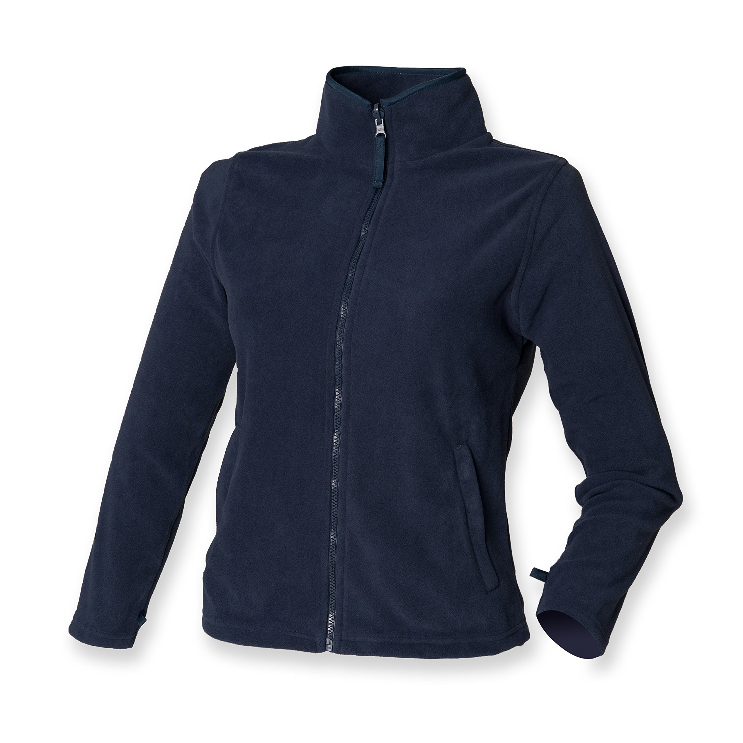 Henbury ladies micro fleece jacket navy M/12