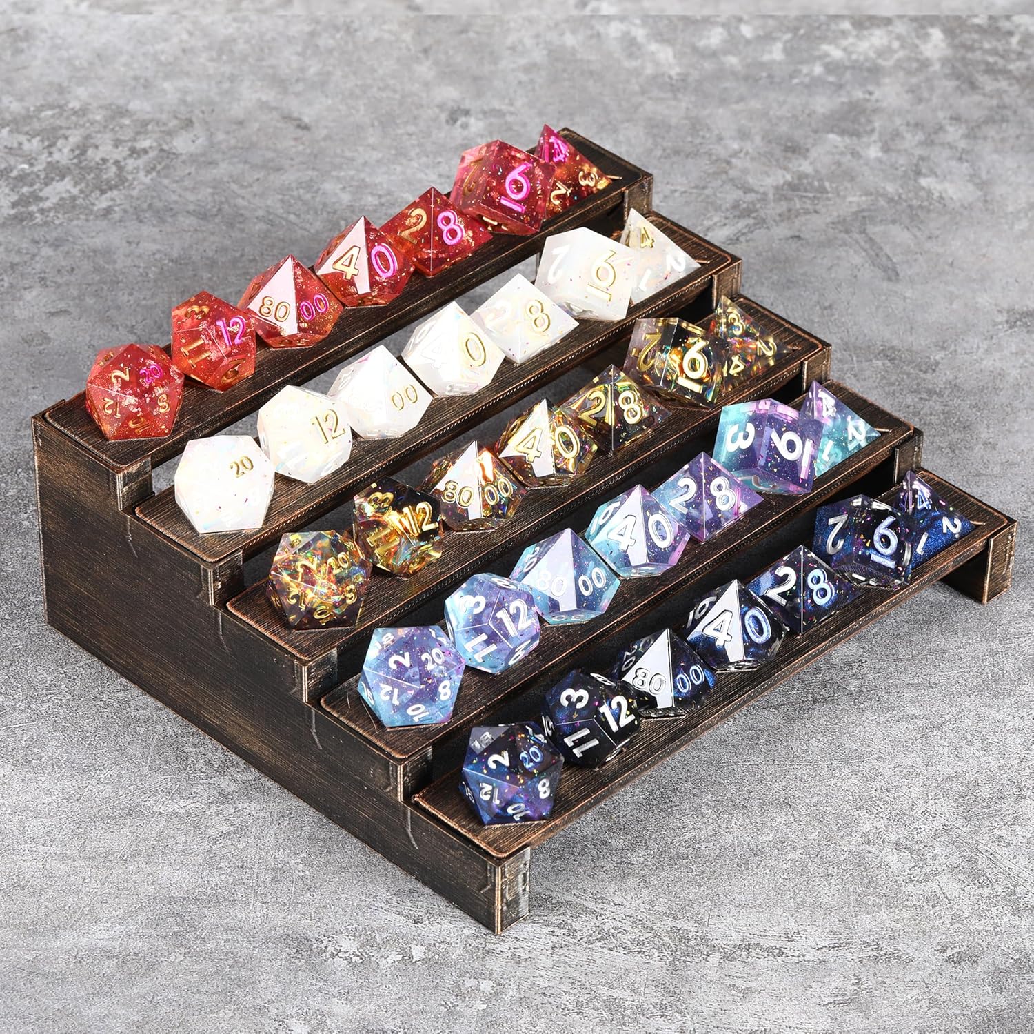 DND Dice Display Shelf Dice Holder Dice Storage for Dice