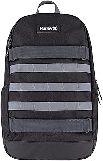 Hurley Unisex-Adults One and Only Utility Backpack, Anthracite/Black, L