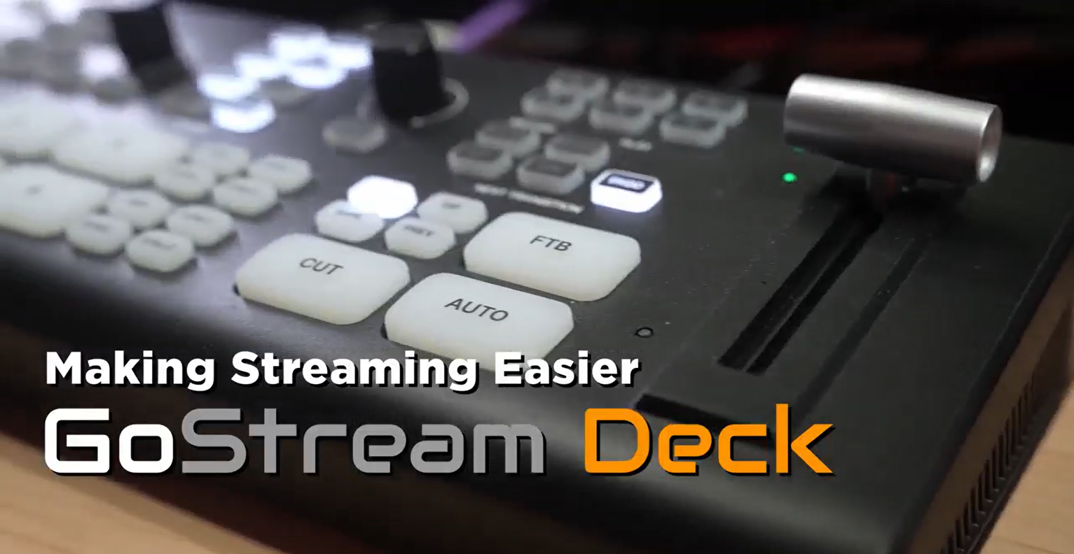 OSEE GoStream Deck（NDIライセンス付き） GoStream Deck: HDMI Video Switcher & Live Broadcast Mixer