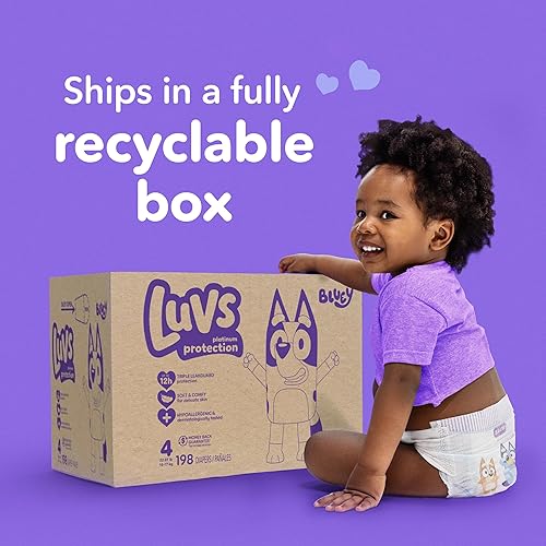 Miniatura 9 de Luvs Pañales de protección contra fugas Pro Level 5 paquete económico de 172 unidades