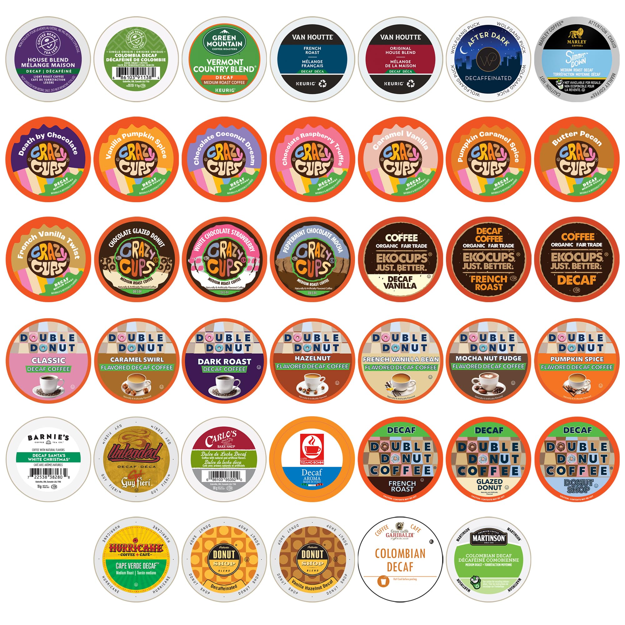 Decaf Flavored Coffee Sampler