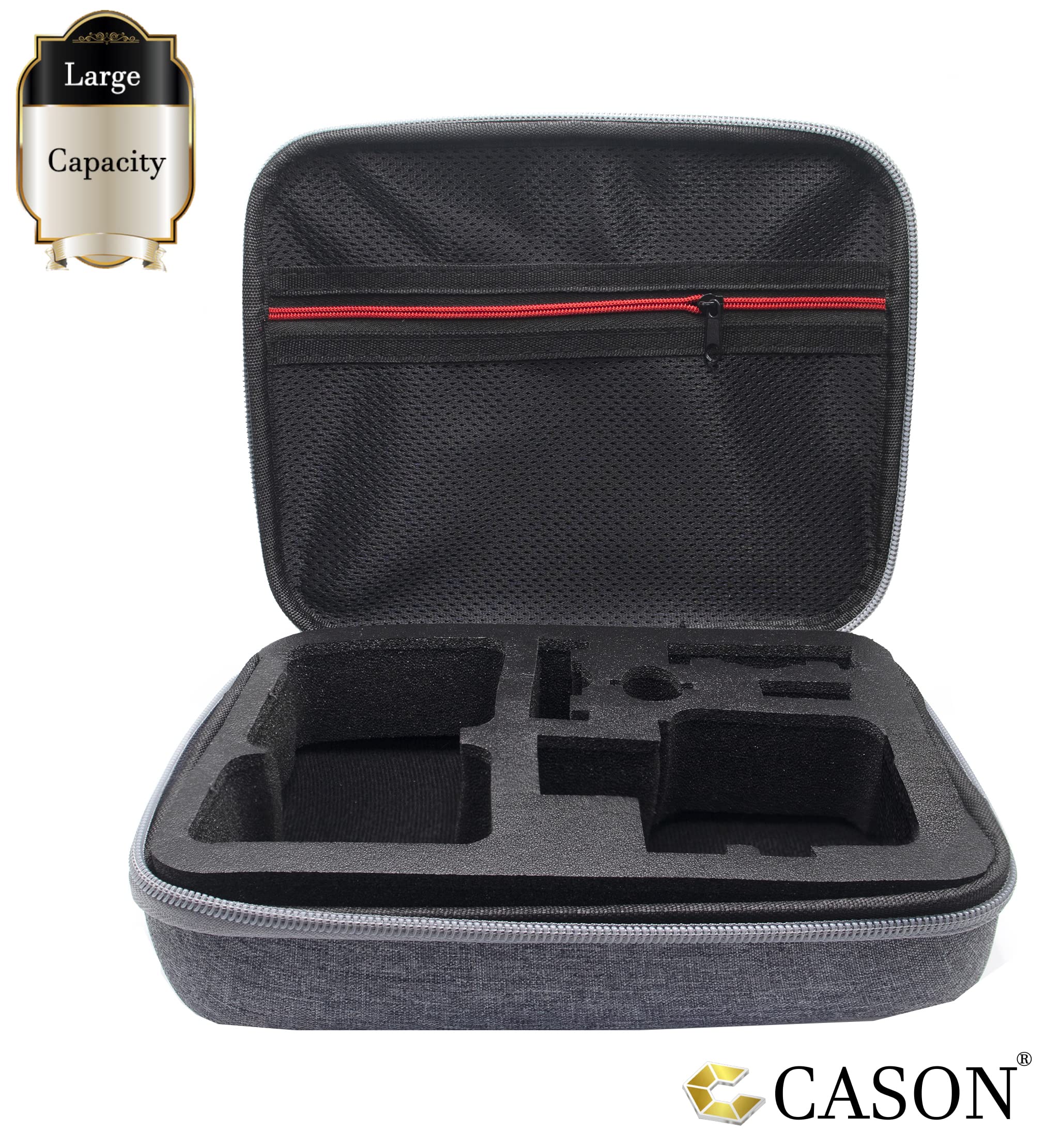 CASON -Carrying Case for Action Camera/Carrying Bag for Accessories Action Camera CS6 CN10, Go pro Accessories Go Pro 11/0/9/8,DJI OSMO, Insta 360,SJCAM and Others
