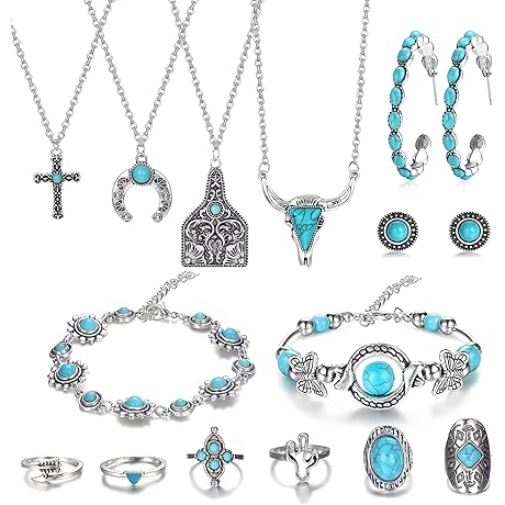 Enticing Western Jewelry for Women: A Fusion of Turquoise and Bohemian Charm