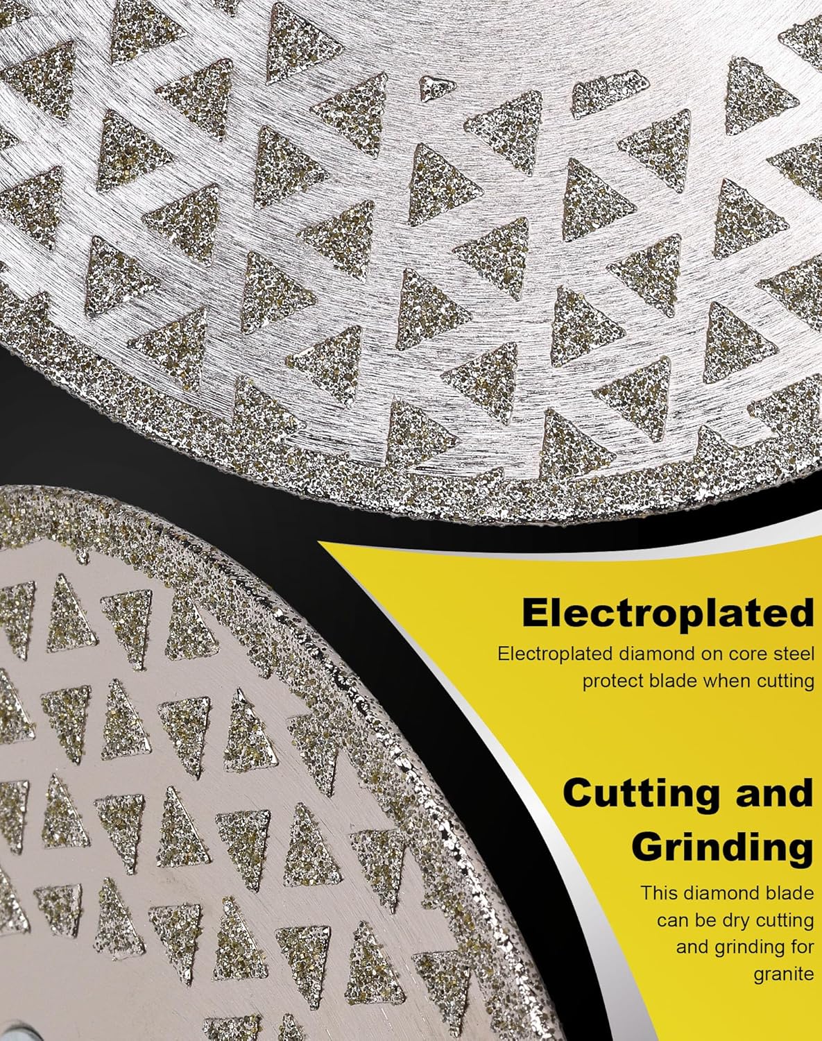 6" Grinding Tile Cutting Blade,Diamond Blade with 5/8"-11 Flange Cutting and Grinding for Granite,Marble,Tiles