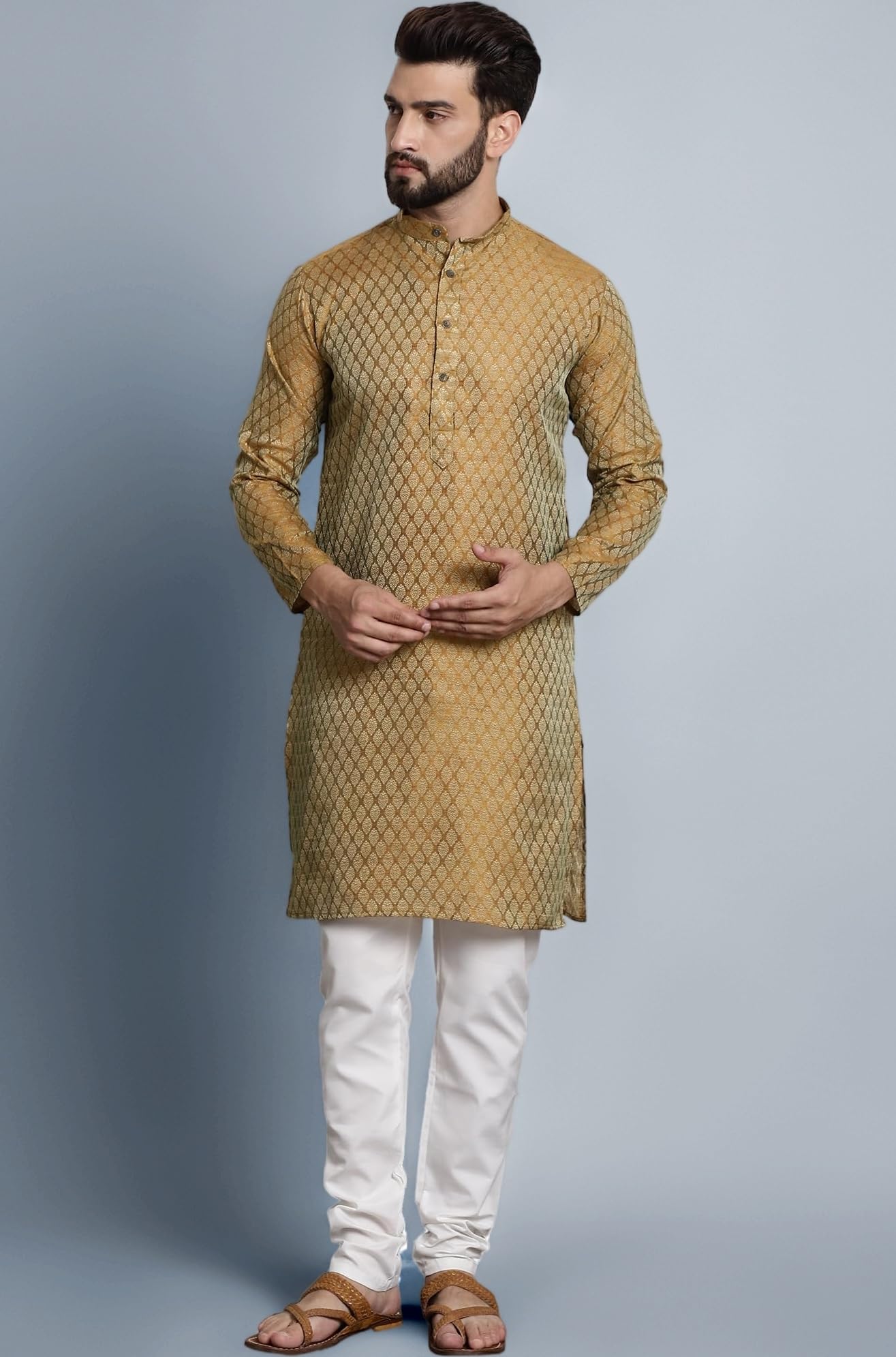SOJANYA Men Kurta Pyjama Set