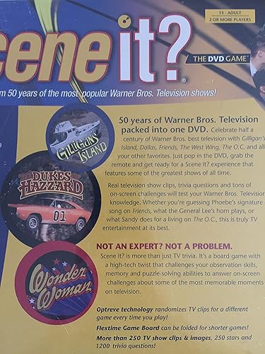 Miniatura 4 de SCENE IT - Juego de DVD WB Warner Bros para el 50 aniversario con clips reales en las trivia