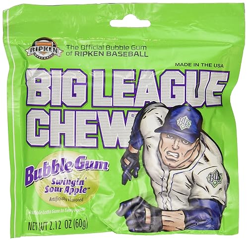 Big League Chew Manzana agria, 12 unidades