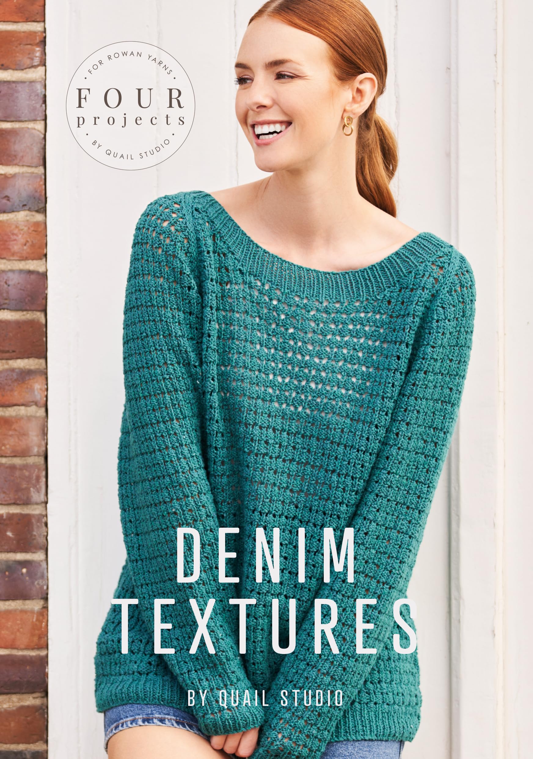 Knitting Pattern Book - 4 Projects Denim Textures by Quail Studio