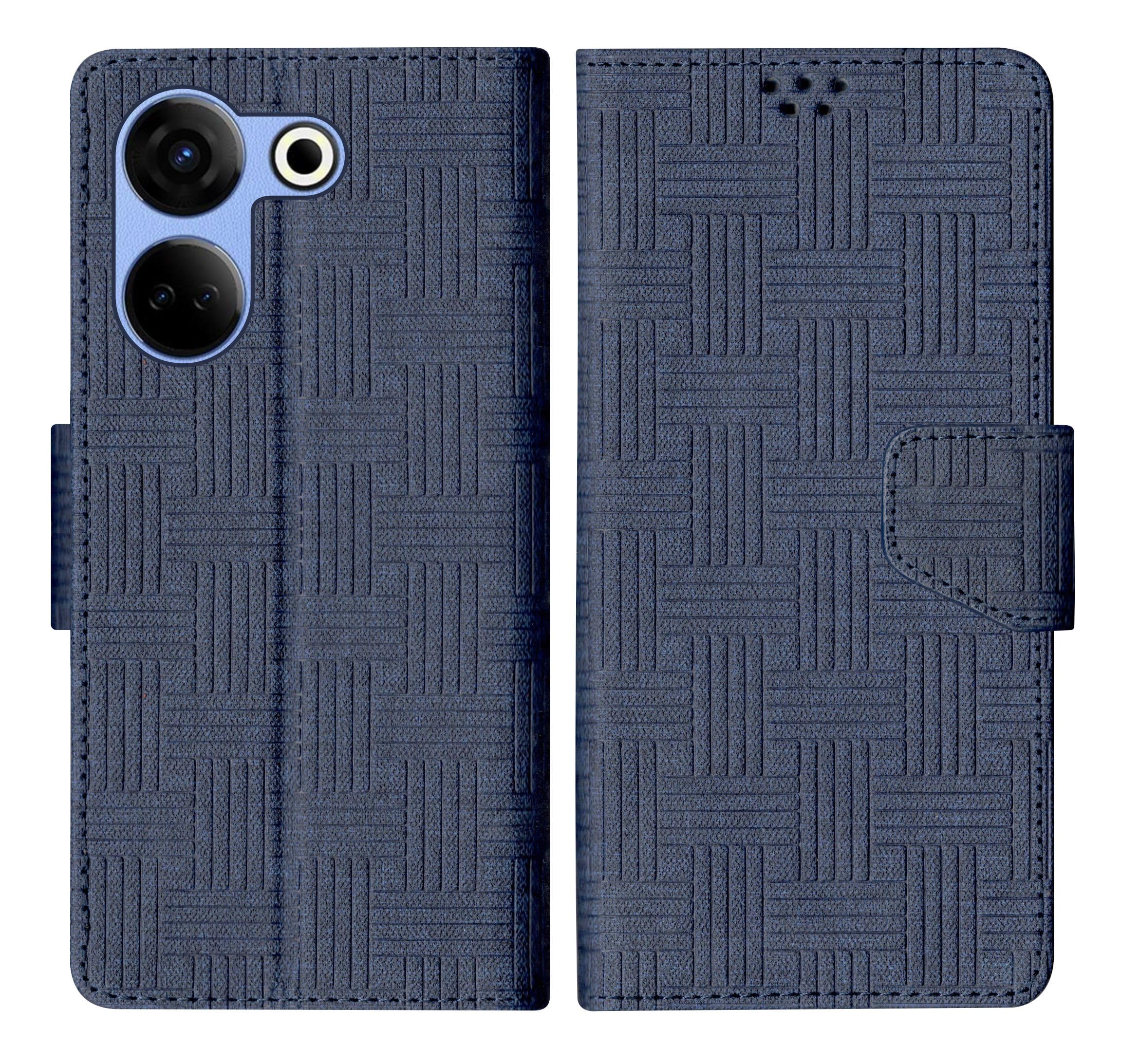 SBMS Tecno Camon 20 Flip Cover Back Cover Case with Magnatic Closure | Inbuilt Stand | Card & Money Pocket (Mat Blue) (B0C8S8MFGY) Amazon Price History, Amazon Price Tracker