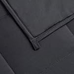 eletecpro Weighted Blanket with Removable Cover for Adults, Size 41x60 Inch 10 lbs for Individual Between 80-120 lbs, Oeko-Tex Certified Set with Bamboo and Minky Duvet Covers Dual Sided