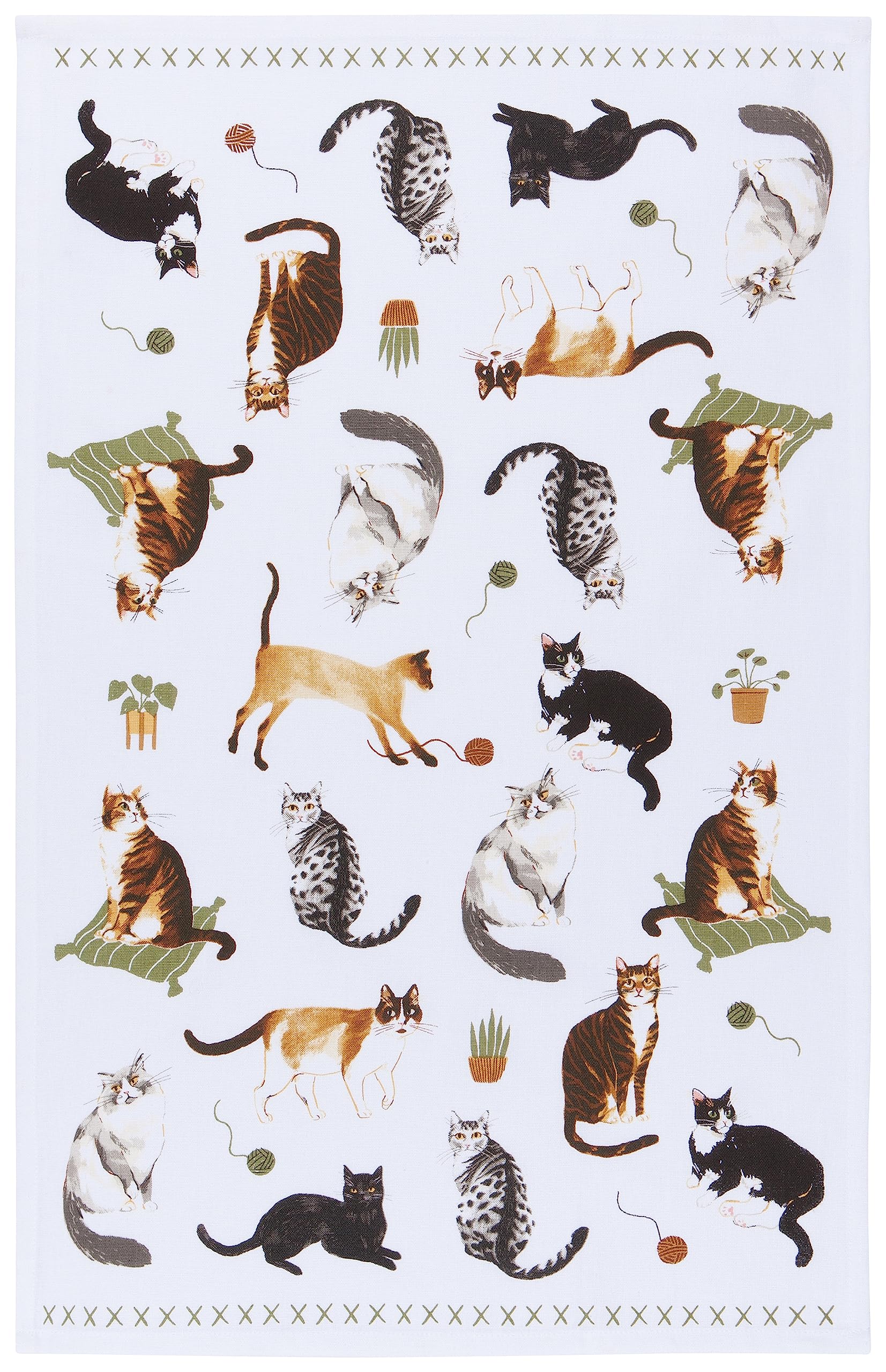 Now Designs Cat Collective Printed Kitchen Towel