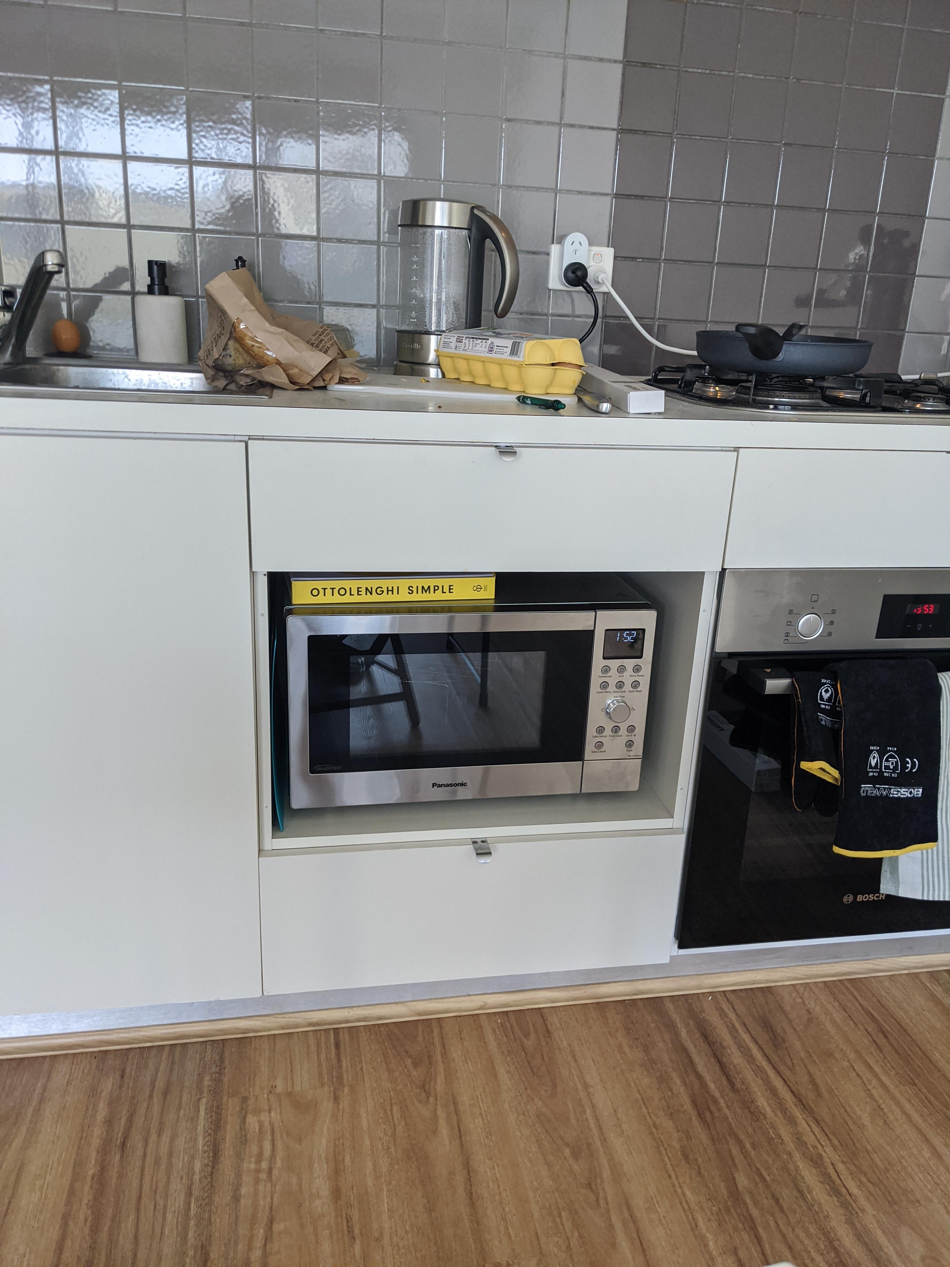 Panasonic 27L 1000W 3in1 Convection Microwave Oven, Stainless Steel