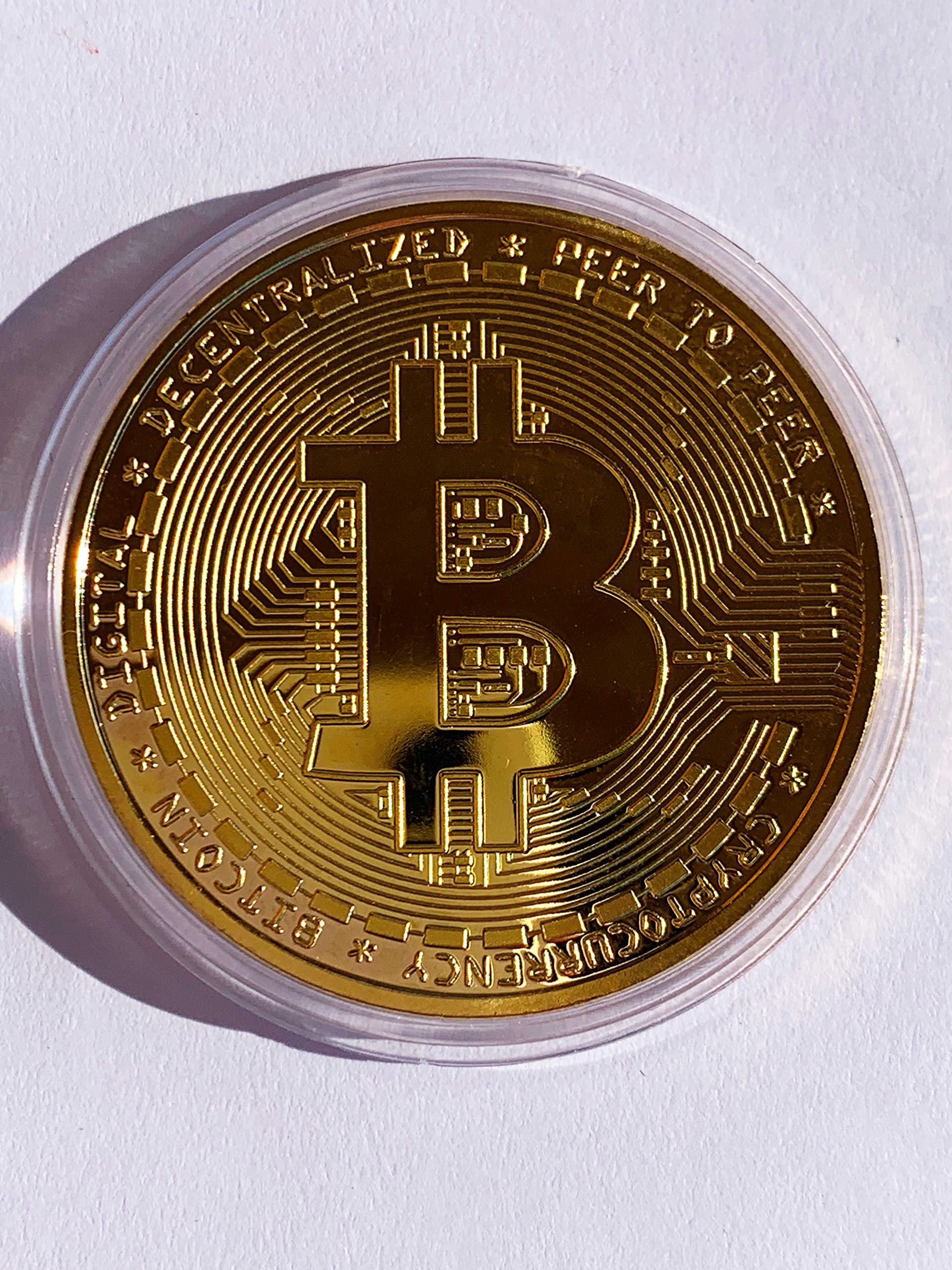 Bitcoin Coin Aexus Bitcoin Commemorative Coin - Luxury Velvet Gift Box  Display For Crypto Enthusiasts Bitcoin Hat