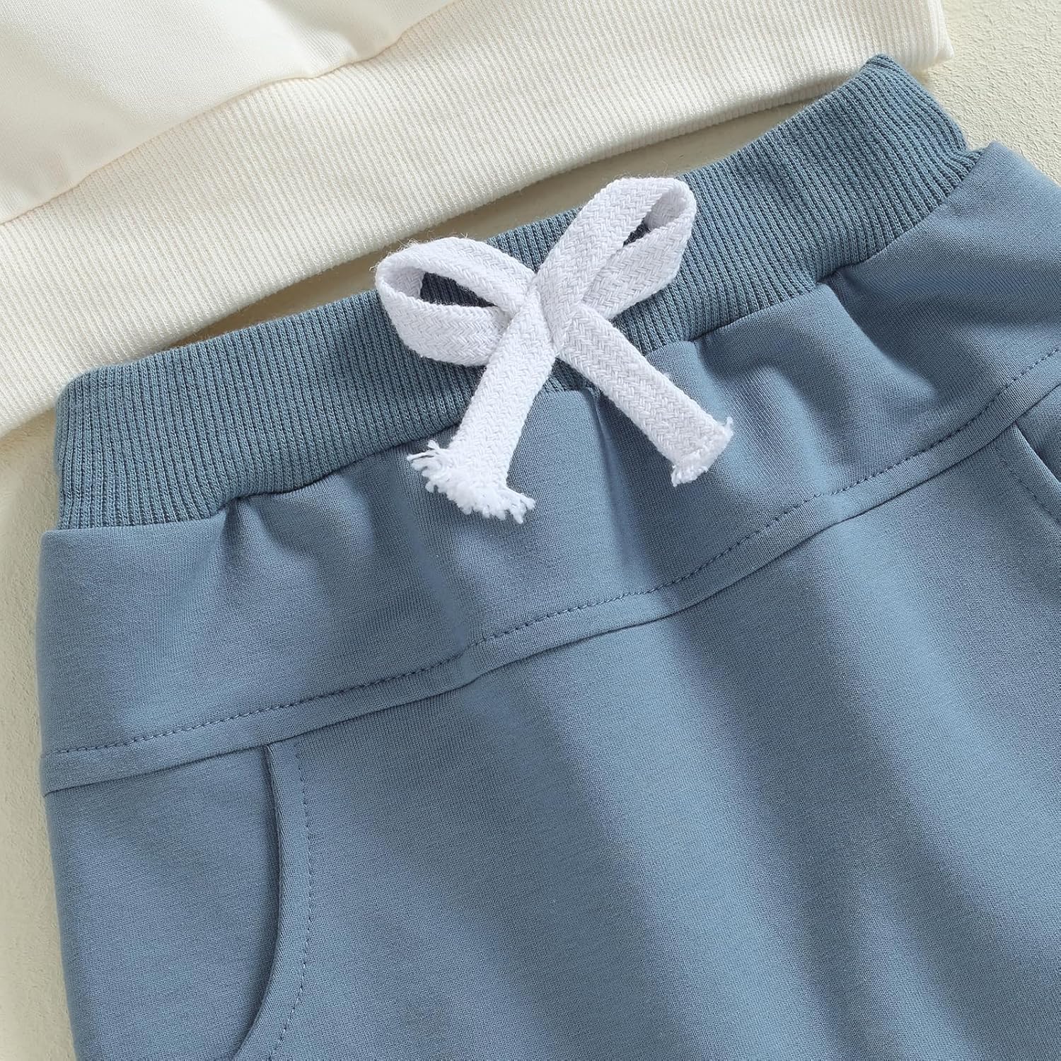 Toddler Baby Boy Fall Winter Clothes Mamas Little Boy Outfit Letter Long Sleeve Sweatshirts and Jogger Pants Set - Image 6