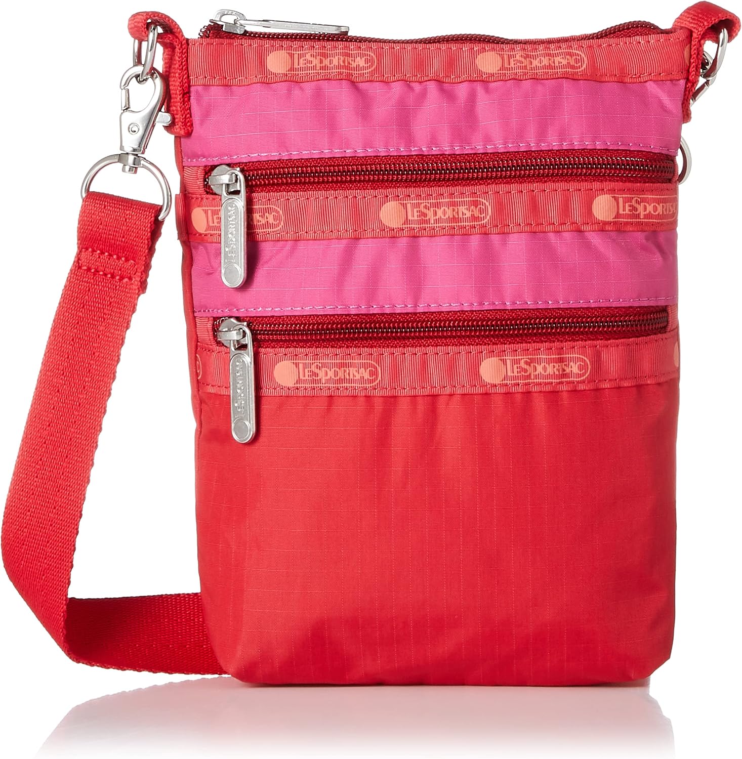 Lesportsac Official Shoulder Bag 3 Zip Crossbody 4007, Recycled