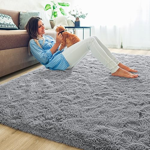 Miniatura 7 de Junovo - Alfombras decorativas ultrasuaves esponjosas para habitación de niños niñas o bebés salas de estar cuarto de juegos guardería