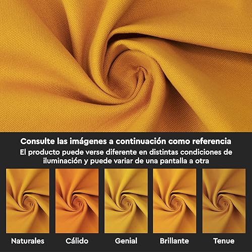 Vista 265 de Encasa Homes - Juego de 2 fundas de almohada, 18 x 18 pulgadas, lona de algodón teñidas, cuadradas, decorativas, para sofá, silla, cama y hogar, Azul